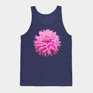 Mothers Day Flowers Pink Dahlia Tank Top